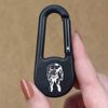 Azeeda 'Strongman Body' Compass Keyring (KC00032528)