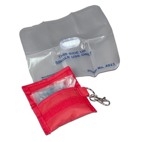 10 Pack CPR Keychain Mouthpiece Face Shield Protector First Aid Kits Emergency