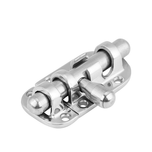 Boat Door Lock Latch, Marine Grade 316 Stainless Steel Door Window Lock Latch Slide Barrel Bolt Clasp (60mm)