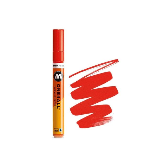 One4All 227HS Marker 4mm 013 - Swet 100 Traffic Red