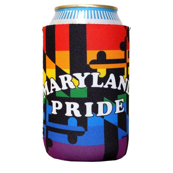 "Maryland Pride" Rainbow Flag / Can Cooler - 10/$6 Each / Rainbow