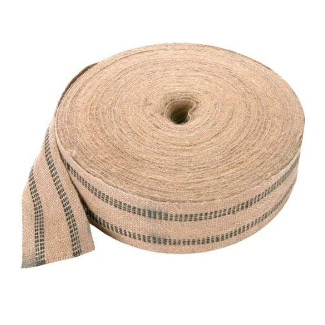 Black Jute Webbing 3-3/4'' Wide 72 Yards