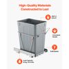 VEVOR 35QT Pullout Waste Container Under Cabinet Kitchen Garbage Bin Trash Can