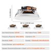 4PCs 6.5'' Bluetooth Ceiling Speakers 150W Flush Mount in-Wall Speaker