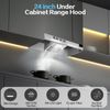 Zomagas 24n Under Cabinet Range Hood 280CFM Kitchen Vent Button Control 2 Speed
