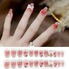 Turkalla Nail Tips, For Hands, 24 Pieces, 12 Different Sizes, 3D Feel, Butterfly, Heart, Easy to Apply, Reusable, False Nails, Gel Nails, Nail Stickers, Hands, Nail Art, Nail Parts, Stylish, Popular Design, Beginners, Coming-of-Age Ceremonies, Weddings, R