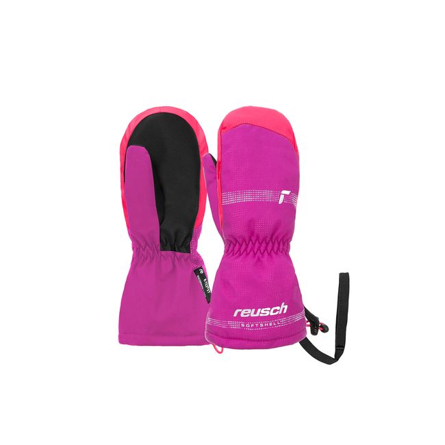 Reusch ‎ Unisex Baby wasserdichte Membran, Warme Skihandschuhe Alltagshandschuhe Schnee Schlittenfahren Babyhandschuhe Winter-Handschuhe Winterhandschuhe, 3364 Cactus Flower/pink glo, V