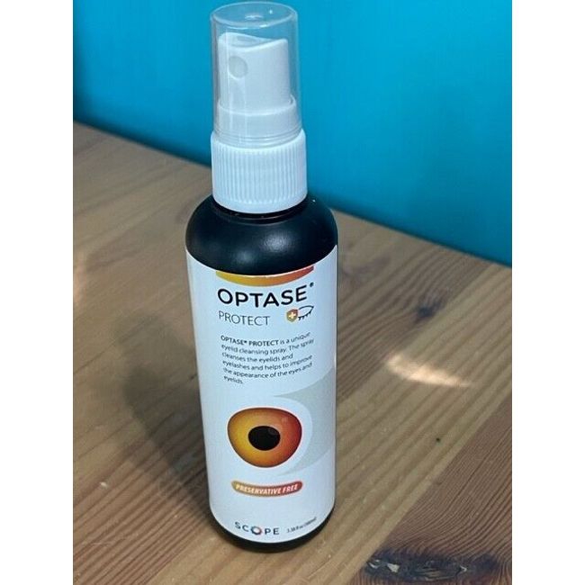 NEW OPTASE PROTECT EYELID & EYELASH CLEANSING SPRAY 3.38 OZ