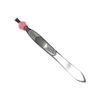 Lurrose 24pcs Flat Tip Tweezers Silver Stainless Steel Eyebrow Tweezer Hair Plucker for Hair and Eyebrows