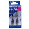 Major Craft Easy Blade Treble, Normal (Willow), Silver BLADE-T-HOOKN #6