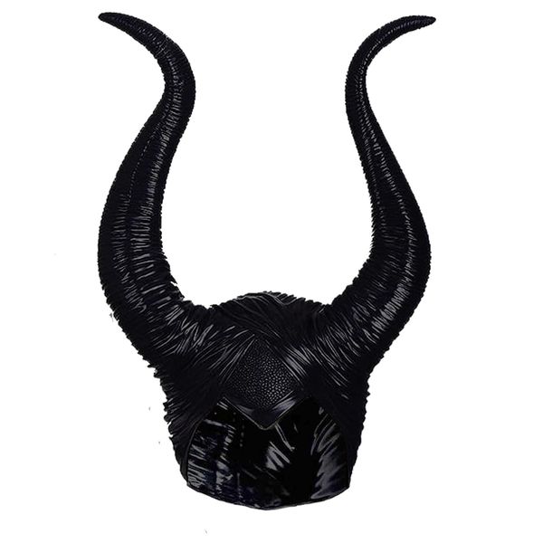 Asoleo Maleficent Horns Maleficent Costume，Halloween Maleficent Horns Headpiece Headdress for Women Gril