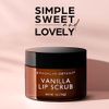 Brooklyn Botany Lip Scrub Exfoliator 1 oz – Lip Moisturizer for Dry Lips and Chapped Lips – Gentle Lip Exfoliator for Smooth and Brighter Lips – Vanilla Flavor