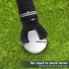 4Pcs/set Ball Picker Golf Pick Up Back Tool Saver Claw Putter Grip Retriever