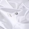 Tuscany Silver Women's Sterling Silver Hammered Round Drop Earrings