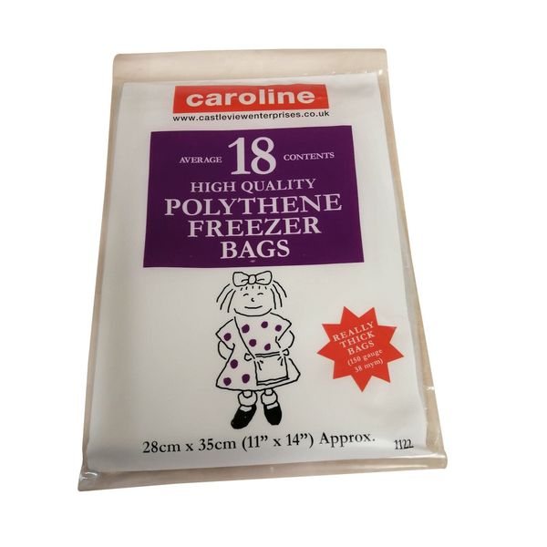 FREEZER BAGS 280X355MM PK18 11