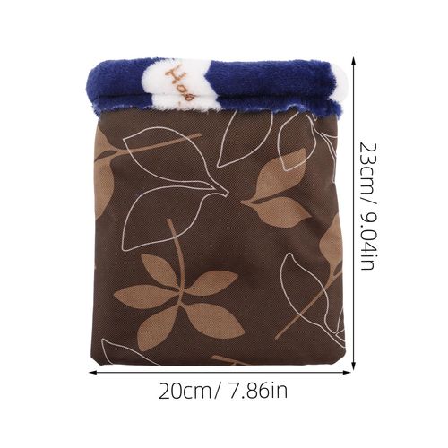 POPETPOP Hamster Sleeping Bag: Soft Warm Small Pet Nest Snuggle, Cozy Hideout Pouch for Hedgehog, Guinea Pig, Squirrel, Bunny, Small Animals (9.05Inch, Random Color)