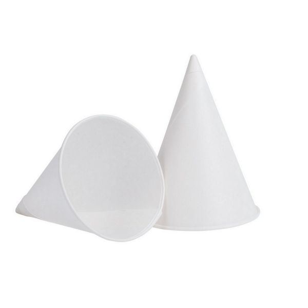 4oz White Water Drinking Cone - Pack of 400