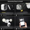 LED Camera Security Light 4000lm 35W Motion Sensor Stellar WiFi Floodlight SANSI