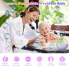 Bubble Machine, Portable Automatic Bubble Blower Machine For kids, 2000+ Bubbles per Minute, Silent Design Rainbow Bubble Maker Machine with Bubble Solution/Lanyard/Battery Powered, Birthday Gifts