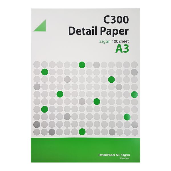 West C300 53 GSM A3 100 Sheets Technical Detail Paper