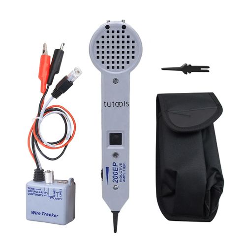 Tone Generator kit,Wire Tracer Circuit Tester,Inductive Amplifier,200EP High Accuracy Wire Tester,Network Cable Tracing Tester Kit,Toner Electrical Tool for Network Cable Collation
