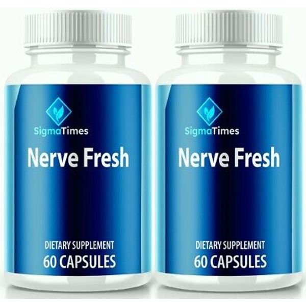 (2 Pack) Nerve Fresh Advanced Cognitive Pills for Nerve Health & Function