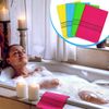 Korean Exfoliating Gloves, Exfoliating Towel, Colorful Korean Exfoliating Cloth (Yellow, Green, Blue, Rose)