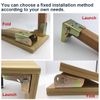Folding Table Leg Bracket,90 Degree Self-Locking Folding Hinge,Locking Hinges for Folding Table,Table Leg Hinges Folding Locking, Bed Legs, Folding Workbenches, Etc.4 Pieces (Steel)