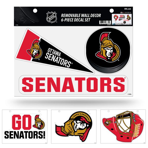Rico Industries RSD9301: Senators Removable Wall Decor Set (8.5" X 11")
