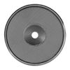 Master Magnetics .375 in. Ceramic ROUND BASE MAGNET Silver 65 lb. Pull 1pk 07222