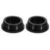 sourcing map 2 Pcs Black Plug Holes, Waterproof Rubber Button Plug for 40mm / 1.57" Hole