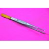 8" DEBAKEY ATRAUMATIC Forceps German Tissue Forceps with Gold Handle Excellent Quality(CYNAMED)