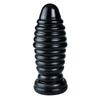 Plug, Fist Dildo, Thick Dildo, With Suction Cup, Screw Thread Locket Shape, Super Big Beads, Huge Pearl, PVC, Painless, Protruding Uneven Adult Goods, Unisex, Black