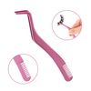 1pcs Lash Applicator,Stainless Steel Upgraded 2 in 1 Eyelash Applicator Tool, Lash Tool with Comb,DIY Eyelash Precise Applicator,Lash Tweezer for False Eyelash,Curved Eyelash Tweezers Nipper