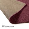 Bright House Solid Color Area Rug Cranberry - 1.5' x 2.25'