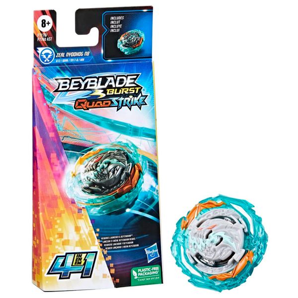 Beyblade Burst QuadStrike - Zeal Nyddhog N8 - Not Included Launcher