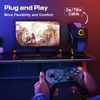 RivalPlay PC Controller Wired Game Controller for PC, Windows 11, 10, 7 & 8 with Paddles, 3-Level Vibration, Mappable Buttons & Textured Grips Black