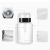 HEALLILY 2Pcs Nail Polish Remover Bottles Push Down Empty Lockable Pump Dispenser Bottle Plastic Press Bottle for Nail Polish Makeup Remover 200ml