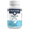 Freeda Vitamin D3 - 3000 IU - Pure High Potency Kosher Supplement Tablets - Bone