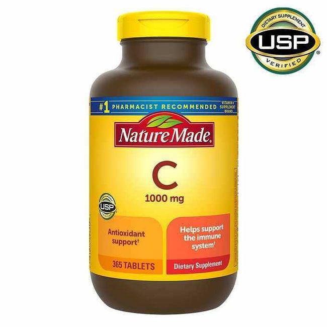 Nature Made Vitamin C 1000 mg Antioxidant 365 Tablets