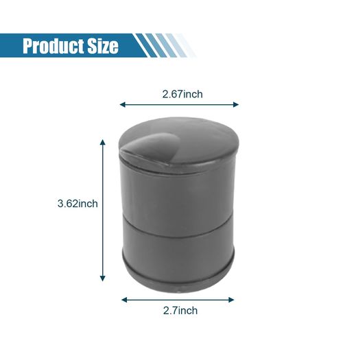Portable Car Ashtray With Lid, Smell Proof Windproof Detachable Auto Truck Ashtray, Smokeless Self-Extinguishing Cigarette Ashtray Cup Holder, Mini Trash Can Organizer Car Ashtray for Office, Home