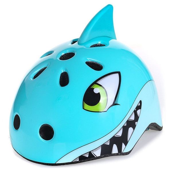 Kids Toddler Bike Helmet, Adjustable and Multi-Sport for Child Infant Baby, 2 Sizes for Age 1-3-5 Years Boys Girls (Blue Shark, Small)