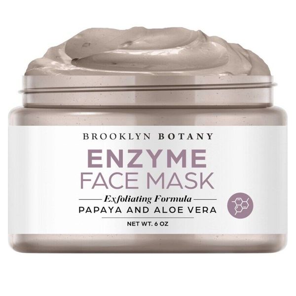 New Brooklyn Botany Enzyme Face Mask 6 oz 06/2024 exfoliating Papaya Aloe vera