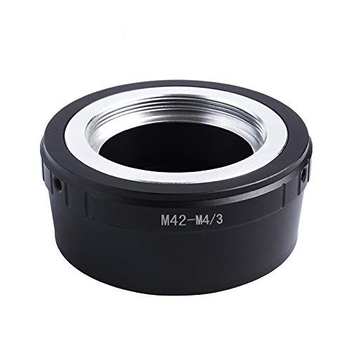 M42 to M4/3 Lens Adapter, M42 (42x1mm) Screw Mount Lens Compatible with Micro 4/3 Mount Camera Such EP1,EP2,EP3,EPL1,DMC-G1, DMC-G2