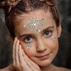 Pietre glitterate autoadesive (4 lucide)