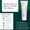 Terra & Co. Brilliant Black Hydroxyapatite Charcoal Toothpaste for Whitening Teeth – Natural Vegan Sensitive Teeth Whitening Remineralizing Toothpaste Without Fluoride & SLS – Mint, 3.4 Ounces