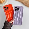 Caseative for iPhone 16 Pro Max Case,Water Ripple Pattern Curly Wave Frame Soft Phone Case (Grey)