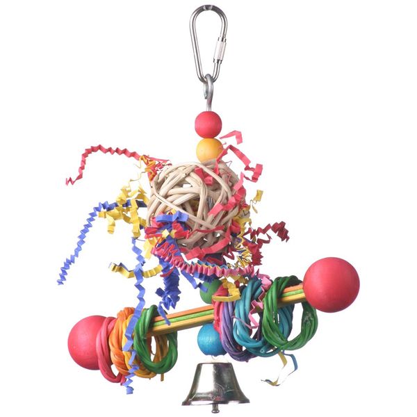 Super Bird Creations SB548 Vine Ring Tweeter Totter Bird Toy, Small Bird Size, 7" x 2.5"