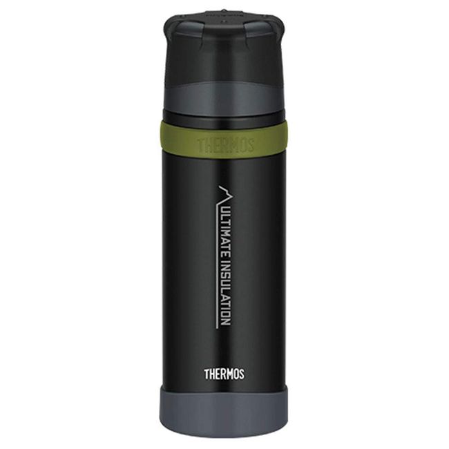 THERMOS 0811700212-MTBK FFX-751 Stainless Steel Bottle, 25.5 fl oz (750 ml), Matte Black (MTBK)