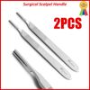 Dental Scalpel Handle #3 Knife Blade holder Surgical Instruments 2Pcs